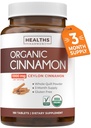 USDA Organic Ceylon Cinnamon Pillen - Hohe Potenz Ceylon Cinnamon Ergänzung mit 1000mg pro Servierung für Vollkörper Antioxidans Unterstützung - Vegan Non-GMO cGMP Made & Lab Verified (3 Monate Versorgung)