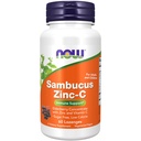 JETZT Nahrungsergänzungsmittel, Sambucus Zink-C mit Elderberry Konzentrat und Vitamin C, 60 Lozenges
