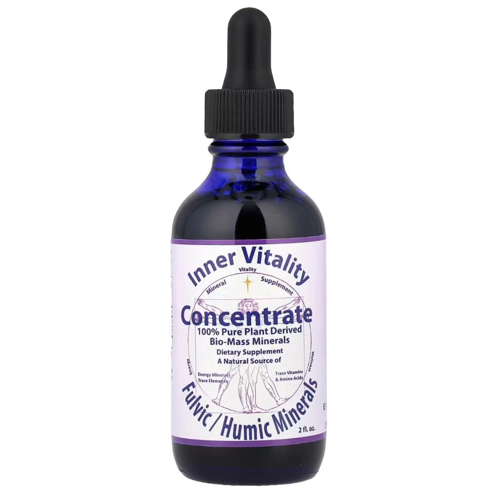 Vitalità interiore, concentrazione, minerali Fulvic/Humic, 2 fl oz