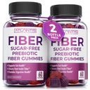 Atlantis Nutrition Sugar Free Fiber Gummis für Erwachsene - 5G Fiber Supplement Formuliert mit 5.4G Prebiotic Digestive Blend - Unterstützt Gut Health & fördert gesunde Verdauung - 2-Pack 120 Gummis