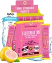 KEY NUTRIENTs Electrolytes Powder Packets - Fresh Pink Lemonade 18 Pack Hydration Pack - polvere di idratazione di viaggio - senza zucchero, senza calorie, senza glutine - Made in USA