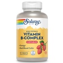 SOLARAY Vitamin B-Komplexe Chewables, Erdbeere, Gesunde Energie, Rote Blutzelle, Stress & Stoffwechselunterstützung, 50 Tabletten