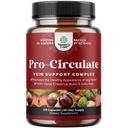 Vein-Unterstützung Ergänzungen Bein und Venen - Vollkörper Zirkulationsergänzung für Spider & Varicose Venen und verbesserten Fluss mit Pferd Chestnut Extract & Flavonoids - Vegan Non-GMO Mini Caps (2 Monate)