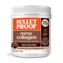 Protéines de collagène d'énergie de chocolat foncé, 19,3 onces, carburant sans caféine avec vitamines et antioxydants, mélange avec Ginseng, Magnésium, Champignon Cordyceps