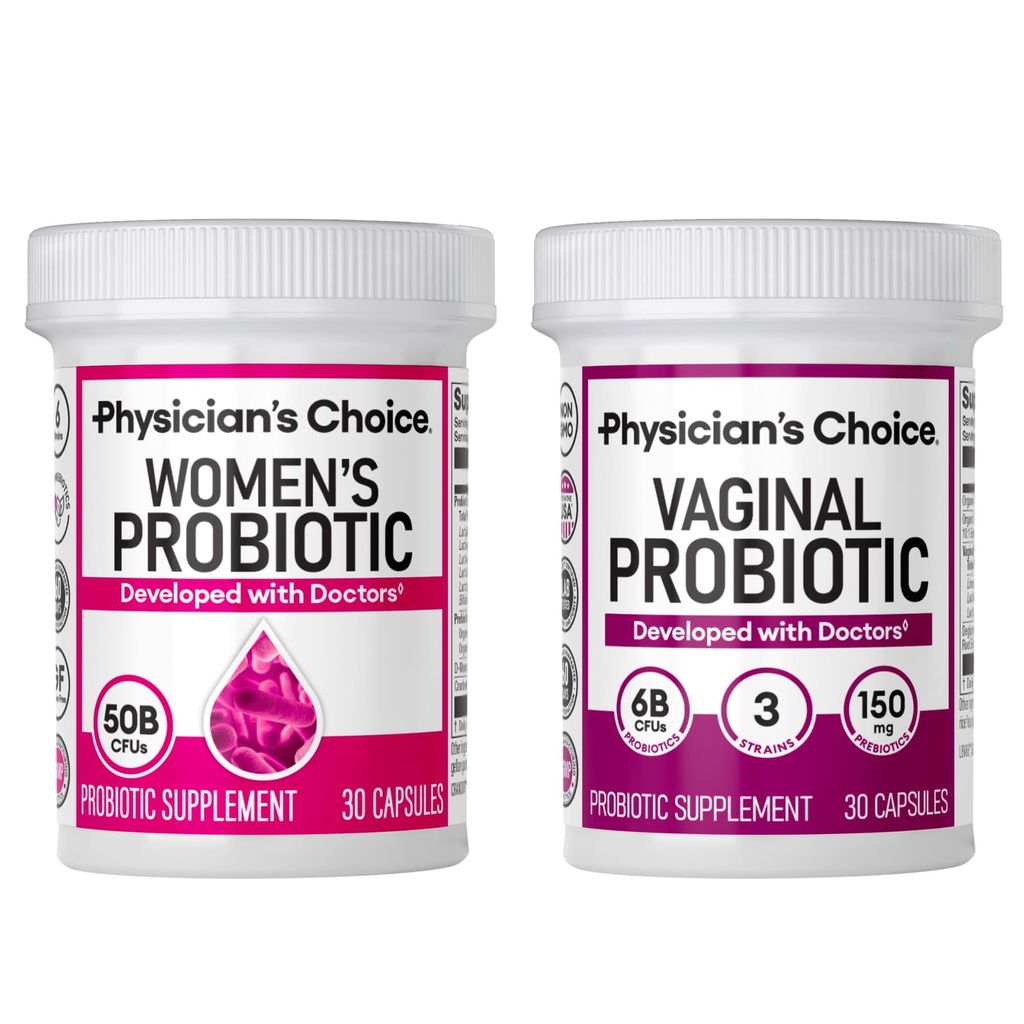 CHOICE Femminile Potere Duo Bundle - Probiotico vaginale + Probiotico femminile