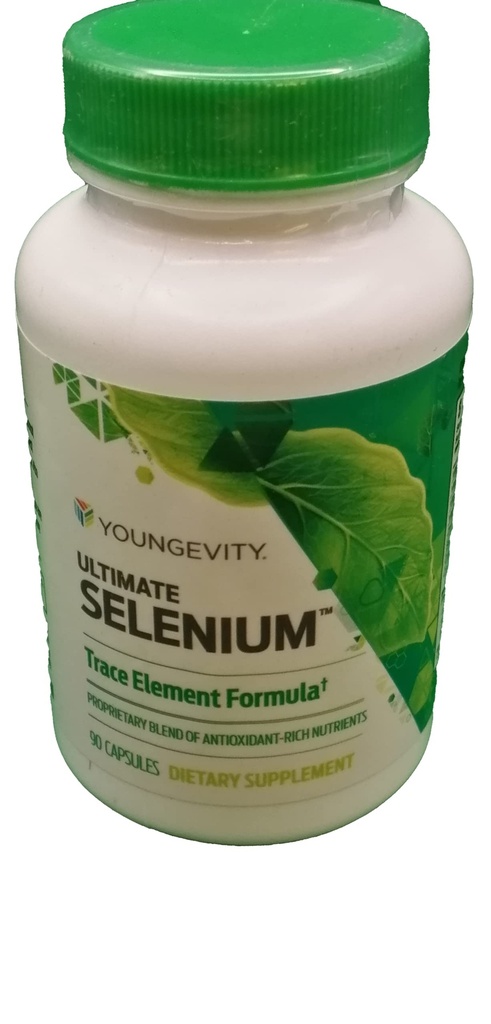 Youngevity Ultimate Selen + Cofactors - Essential Mineral Supplement für Immununterstützung, Antioxidante Verteidigung, Schilddrüsenfunktion und Cellular Health (I-selenomethionin) - (90 Kapseln)