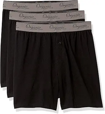 Segnature organiche Boxer uomo 100% cotone biologico, Boxer morbido per uomo, 3-Pack
