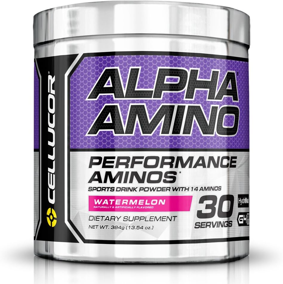 Cellucor Alpha Amino EAA & BCAA Poudre de la chaîne ramifiée Acides aminés essentiels + électrolytes
