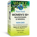 Fattori naturali Tutta la Terra & Mare Donne 50+ Multivitamina & Minerale, 1 Servire Contiene Nutrizione Equivalente a 1⁄2 lb di verdure, 120 compresse