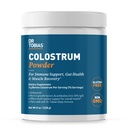 Dr Tobias Colostrum Powder, supplément bovin-coostrum premium pour le soutien immunitaire, la santé de Gut et la récupération musculaire, 3g par portion, minimum 30% IgG, non aromatisé, 8 oz, 76 portions