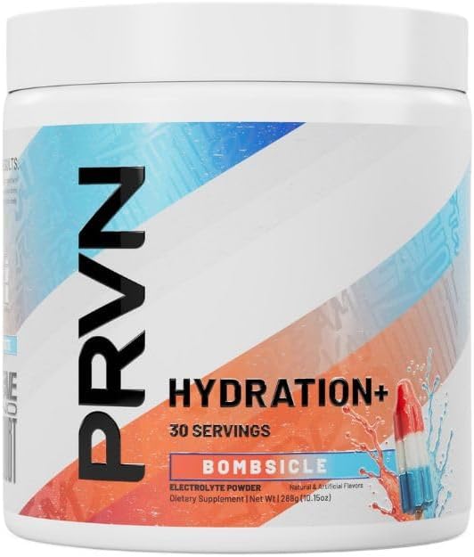 PRVN Performance Hydration+ Optimierte Formel - Reich an Natrium, Kalium & Chloride für Enhanced Hydration & Recovery, 30 Serv (Bombsicle)