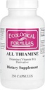 Ökologische Formeln Allithiamin Vitamin B1 Kapsel, 50 mg, 250 Count