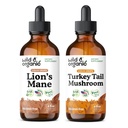 Mane Tincture 4 fl oz & Turkey Tail Tincture 4 fl oz