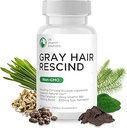 DR Vitamin Solutions Gray Hair Rescind with Catalase - Antiaging Hair, Skin and Nails Vitamins, Pantothenic Acid, Folic Acid 400mcg, Biotin 300mcg, Saw Palmetto per Uomini e Donne