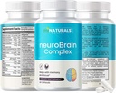 miNATURALS neuroBRAIN Complex Integratori per l'aiuto con la memoria e messa a fuoco per gli uomini, le donne e gli anziani, le vitamine e Bacopa, GABA, semi di uva, estratto di...
