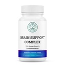 Brain Support Complex - Advanced Cognitive Support Supplement mit Ginkgo Biloba, Bacopa Monnieri, Phosphatidylserine, Huperzine-A, St. John's Wort - 30 Ct