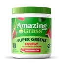 Sorprendente erba verdi miscela energia: Smoothie Mix, Super Greens polvere e pianta basato caffeina con Matcha verde tè e barbabietola radice polvere, anguria, 30 Servings (Packaging May Vary)