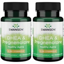 Swanson Dhea et Pregnenolone Complex 60 gélules (2 boîtes)