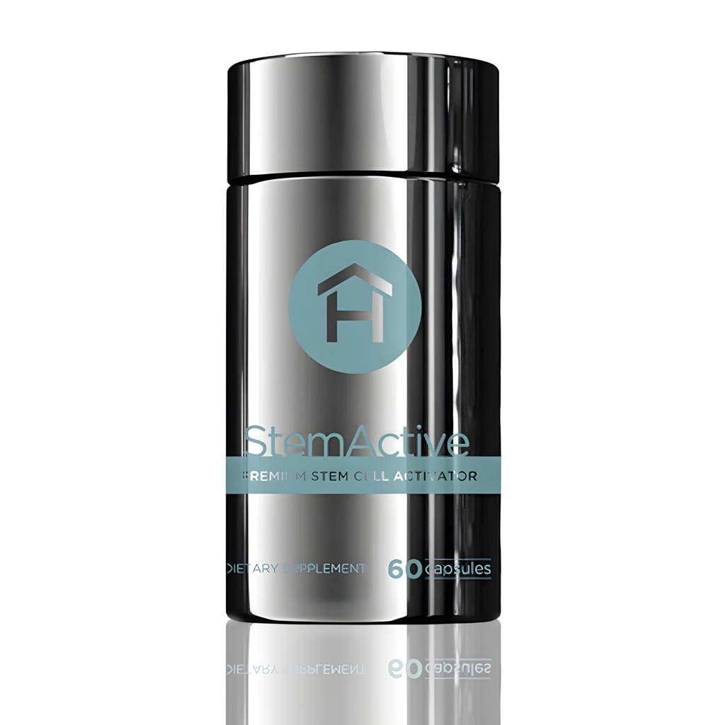 StemActive Stem Cell Support Supplement - 60 Kapseln - Boost Circulating Stem Cells - Premium Stem Cell Activator - Madagascan Aloe Macrolada - Blue-Green Algae