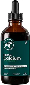 Calcium végétal – supplément de calcium liquide végétal pour le soutien des os et des dents, formule à base de plantes à forte absorption pour adultes et enfants - 4 oz