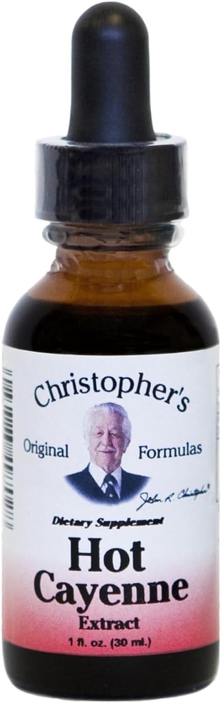 Christopher's Original Formulas Hot Cayenne Extract, 1 fl oz - Natürliche Kräuterergänzung