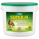 Farnam Super 14 sana pelle e cappotto supplemento per cavalli, mantiene cappotti Shiny & Gleaming anno-rotonda 5 sterline, 80 giorni di alimentazione