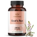 HerbAMAMA Goat's Rue Capsules - 1200mg Galega Officinalis pour le soutien de lait maternel d'allaitement - Vegan, non-GMO Goats Rue Herb Lactation Supplément