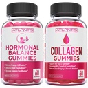 Atlantis Nutrition bilancia ormonale PMS Rilievo 60 Gummies + Collage 60 Gummies