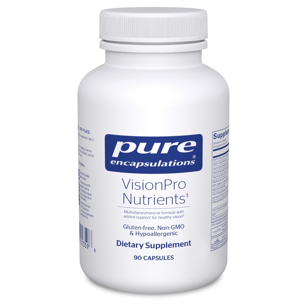 Pure Encapsulations VisionPro Nutrients | Multivitamin/Mineral Complex per il mantenimento della visione sana | 90 capsule