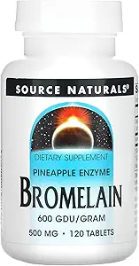 Fonte Naturals Bromelain 500 mg, 120 conte