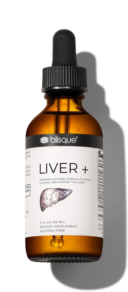 Blisque – Liver Complex Ergänzung zu Detox, Cleanse und Repair The Liver | Doctor-Approved | Natürliche Zutaten | Milchdistel und Löwenzahn Wurzel | 2 Unze | 59 Servierungen