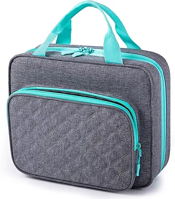 BAGSFY Medizin Tasche für Reisen, Pill Bottle Organizer Lagerung, Große medizinische Reisetasche, Pillen Box für Vitamin, Erste Hilfe Kit Taschen Leer. (Kommt mit Wöchentlich Pill Organizer)