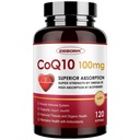 ZEBORA CoQ10-100mg-Softgels con PQQ, BioPerine & Omega-3, High Absorption Coenzyme Q10 Supplemento, potente antiossidante, cuore di supporto & Energy-Production 120 Serve, Non OGM
