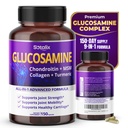 Sotalix Glucosamine 650mg – All-in-1 Joint Support mit Chondroitin, MSM, Collagen, Turmeric, Vitamin D3 & Hyaluronsäure – 150 Kapseln – Shellfish-Free – Made in USA