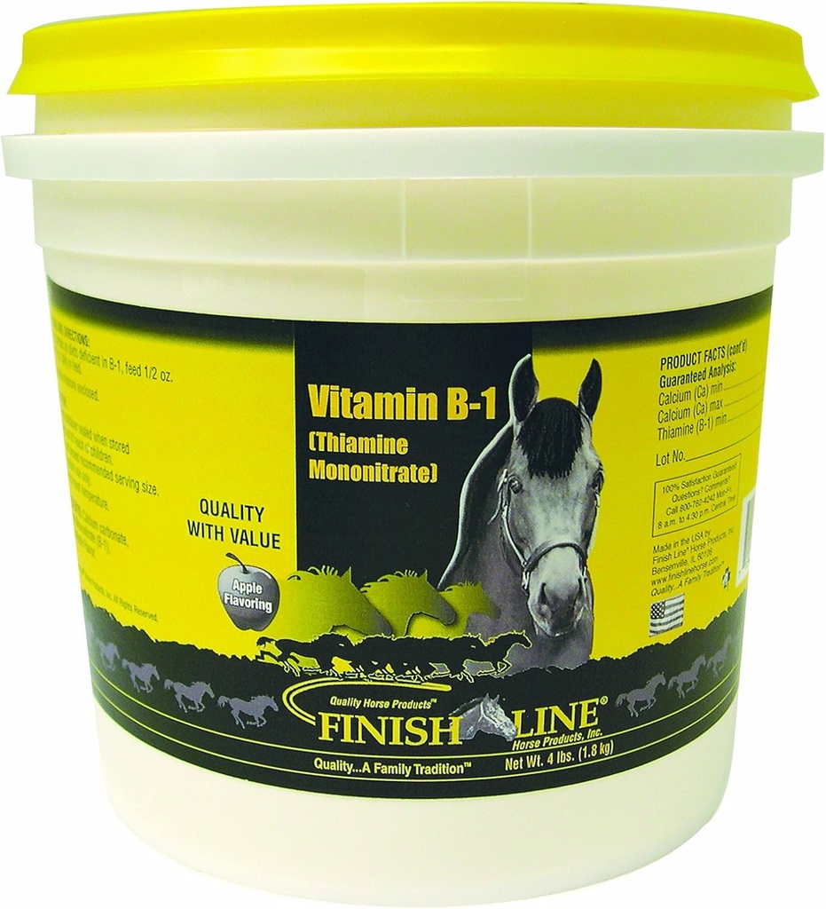 Finition Ligne Cheval Produits Vitamine B1 Mélange