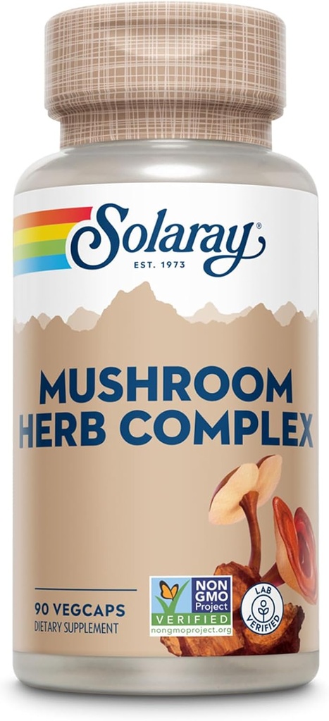 SOLARAY Pilz Herb Komplex Ergänzung | 90 Count