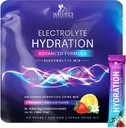 Imballaggio di idratazione degli elettroliti - Polvere di recupero del Keto con potassio, magnesio, sodio, zinco e vitamina C, senza zucchero, miscela di bevanda liquida dell'elettrolita dell'idratazione, Vegan, limone di fragola (16 Pack)