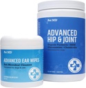 Wipes d'oreille avancées Pet MD + Hip et joint avancés
