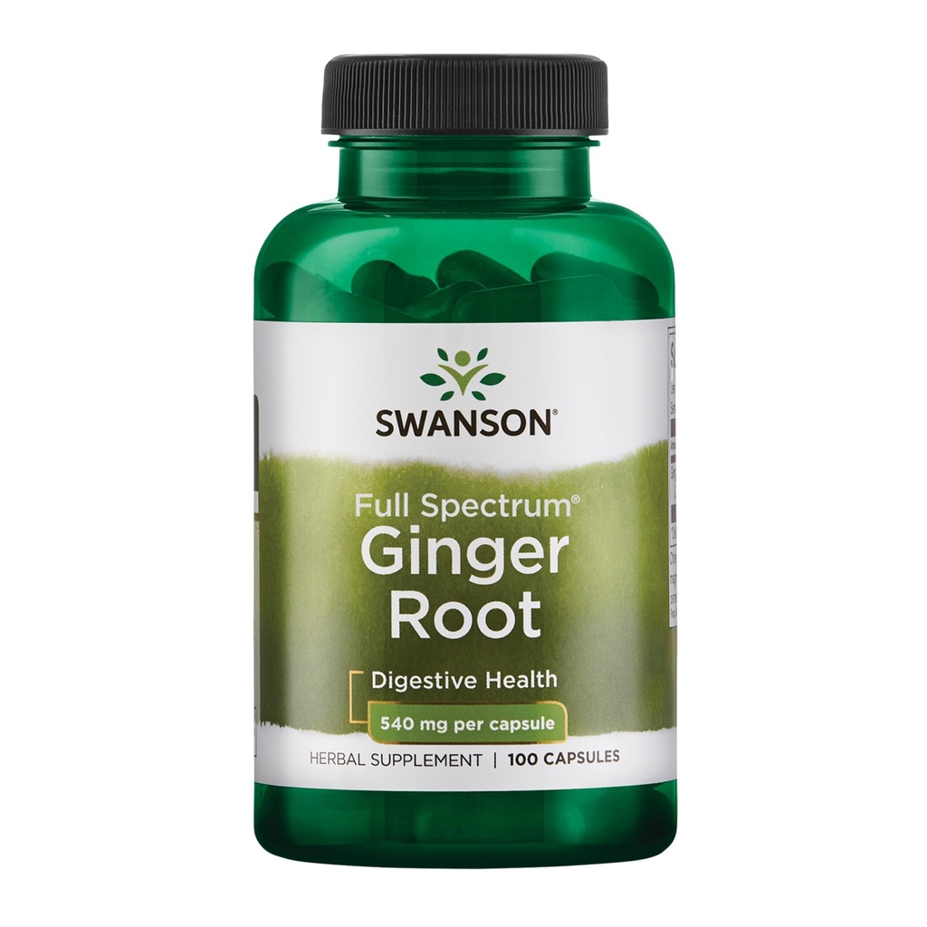 Swanson Premium Marke Ginger Root 540 Milligramme 100 Kapseln