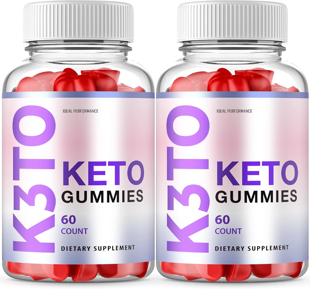 IDEAL PERFORMANCE (2 Pack) K3TO. Ketos Gummies K3TO Gummies K3 to Gummies (120 Gummies)