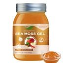 Seamoss Raw Gel mit Irish Sea Moss,Sea Moss Supplement-Immune Support-18.5OZ Sea Moss Advanced (Apple Cinnamon)