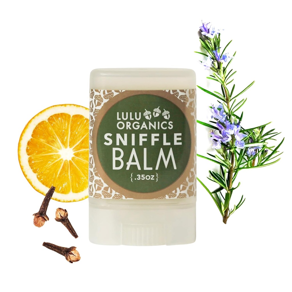 Sniffle Balm Stick mit Widerstandsöl, ätherische Öle Mischung für Stau, Cough & Skin Care, Sniffle Stopper, Chest Rub für Stau und Nasenbalsam - (Thieves Oil Scent 0.35 Oz)