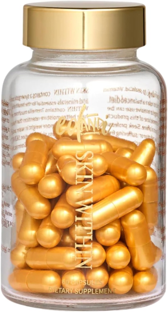 Pelle all'interno della pelle dei capelli & chiodi collagene integratore alimentare naturale con vitamina C e collagene marino, alimentazione di 30 giorni, 60 capsule