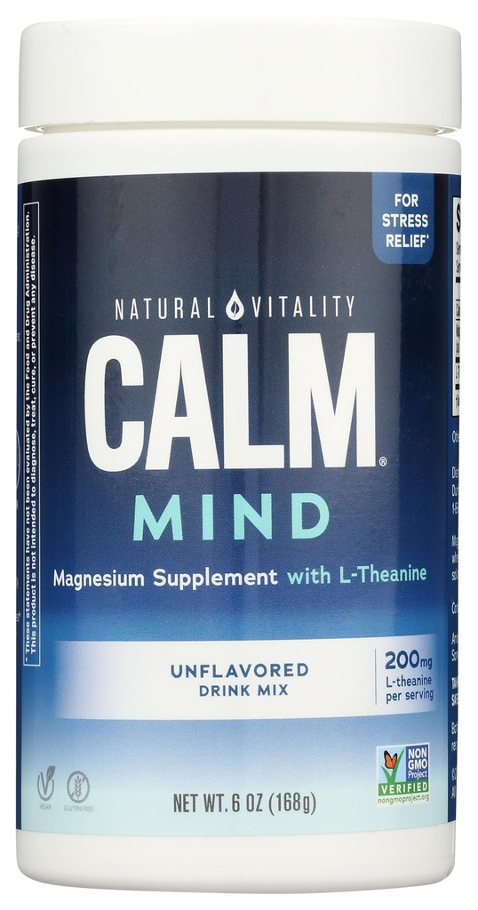 Naturale Vitalità Unflavored Calm Mind, 6 Oz