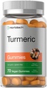 Horbäach Gummies de curcuma de mango et pêche Comte 70 Curcumine de curcuma de curcuma avec gingembre