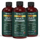 Wellgenix Balanced Essentials Plus Nouvelle formule - Vitamine liquide - Supplément multivitamine complet - 1 oz par jour - Amélioration de l'immunité et santé globale - Adultes, enfants, tout-petits - Berry Flavor 32 oz (3)
