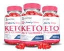 (3 Pack) Liberty Bites Keto ACV Gummies Advanced Formula 1000MG Libertybites Keto Gummies Apfelessig Formuliert mit Granatapfelfettpulver B12 Vegan Non GMO 180 Gummys