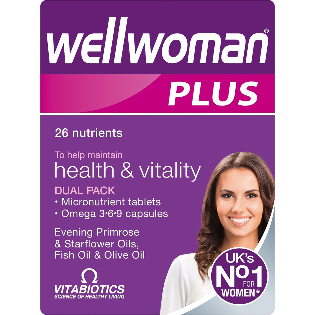 Vitabiotics Wellwoman Plus Tablets 56 Capsules