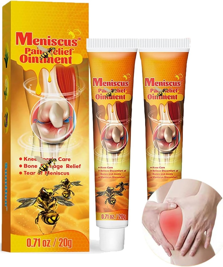 Crème de soulagement du venin d'abeille, crème de venin apaisant articulaire et musculaire, gel de venin d'abeille (A)